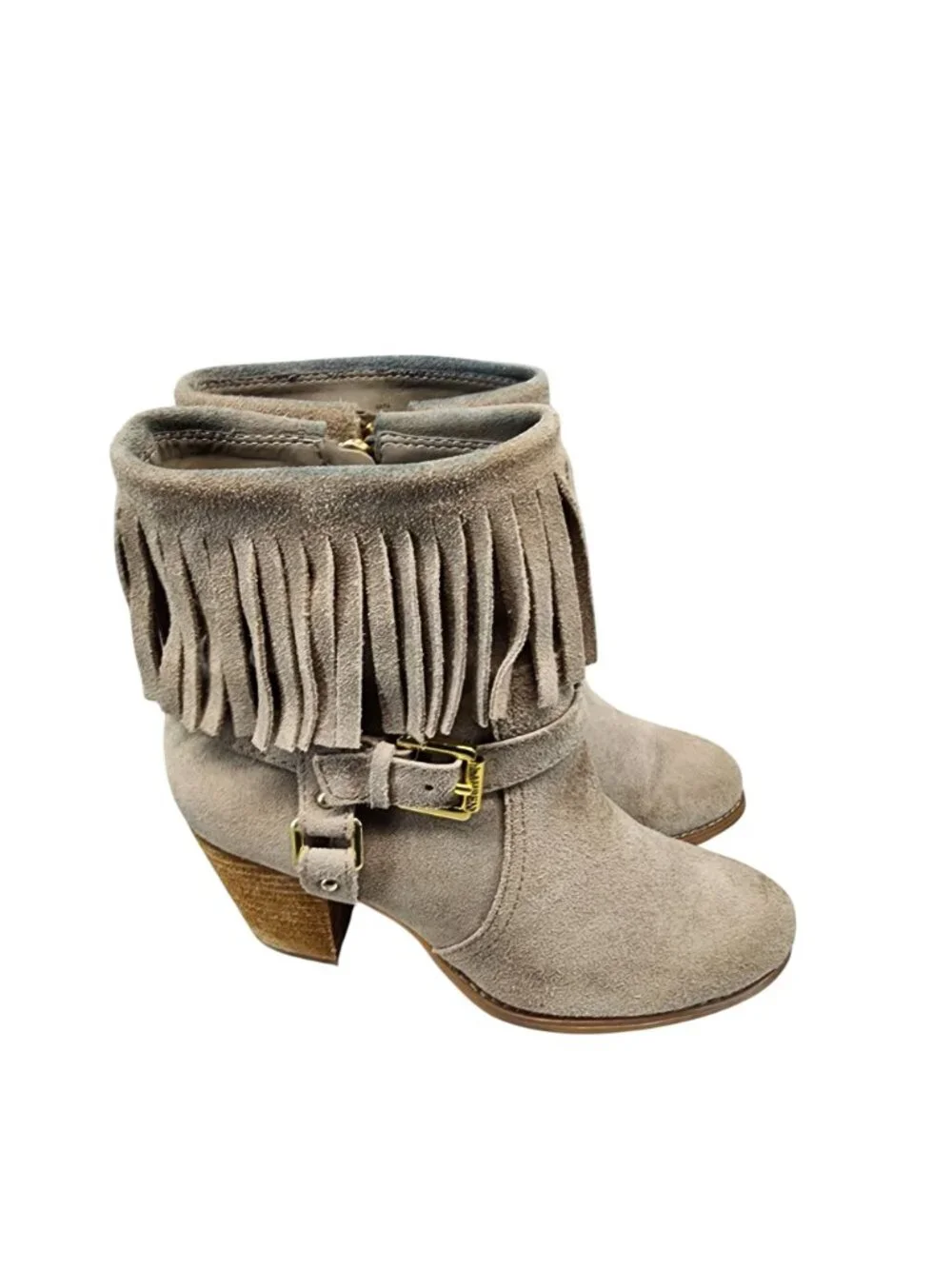Lauren Ralph Lauren Shoes Womens Size 7 Tan Suede Boots *Read*
